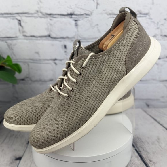 Cole Haan Other - Cole Haan lace up sneaker casual shoe leather & stitchlite, 9.5M D, tan,  beige